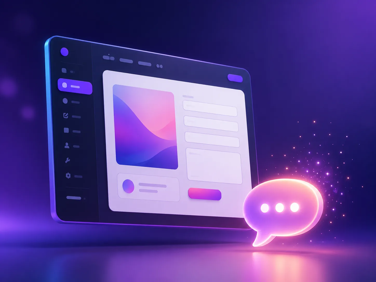 DBest ChatBot WordPress plugin — connected workspace illustration